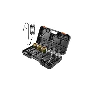 VEVOR Kit Extracteur de Roulements et Silentbloc 26PCs, Outils de Montage et de Démontage de Silentblocs Bague en Acier, avec Étui de Transport, Compatibilité Multi-Véhicules pour Moteurs LCV et HGV
