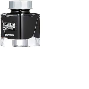PLATINUM Mix Free Bouteille d'encre Noir fum&eacute; 20ml