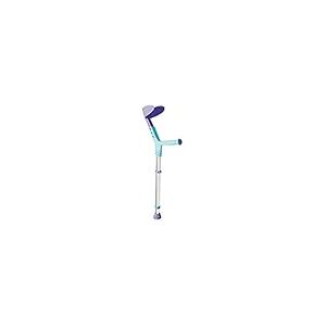 Béquille Enfant, Hauteur réglable, en Aluminium, Violet et Bleu