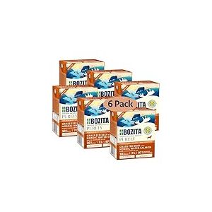 Bozita Purely Paté au Saumon 6 x 370 g – Nourriture Humide sans céréales pour Chiens DUOPROTEIN