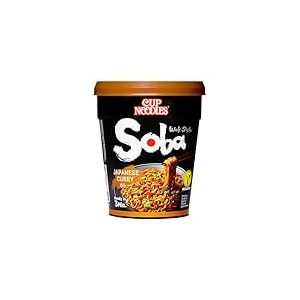 NISSIN - Soba Cup - Saveur Japanese Curry - 1 carton de 8 cups de 90g