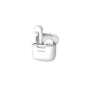Goodyear Écouteurs sans Fil avec étui de Charge 60 Heures, Casque Bluetooth 5.3, Intra-auriculaire, câble USB-C de Charge Inclus, True Wireless Stéréo, Audio Surround, Microphone et Touch Controls,
