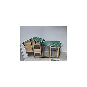 BUNNY BUSINESS Housse pour clapier Grey Grove (Housse Non fournie)