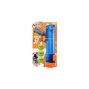 Nerf Dog - Ensemble de Jouets pour Chien incluant 3 balles de Tennis et 1 Lanceur de balles Jusqu&rsquo;&agrave; 15,2 m pour Chien de Toutes Races, Bleu Transparent, Parfait Cadeau