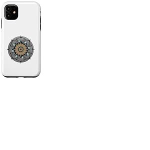 Géométrie sacrée mystique Mandala Sunburst Coque pour iPhone 11