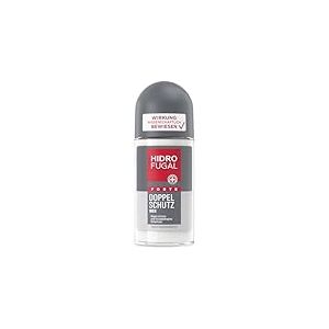 Hidrofugal Men Forte Double protection Roll-on, déodorant à bille avec protection anti-transpirante puissante contre le stress et la transpiration liée à la chaleur, déodorant sans alcool éthylique