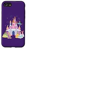 Disney Princess Castle Birthday Cake Birthday Party Gift Coque pour iPhone SE (2020) / 7/8