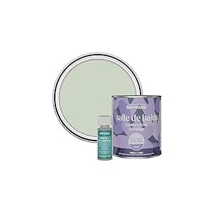 Rust-Oleum Peinture Verte Résistante à l'eau pour Carrelage de Salle de Bain, Finition Satinée - Vert Laurier 750ml