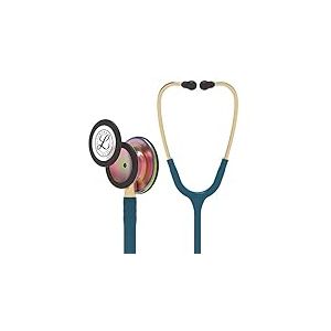 3M Littmann Stéthoscope de Surveillance Classic III, Tubulure Bleu Caraïbes, Rainbow Edition, 69 cm, 5807