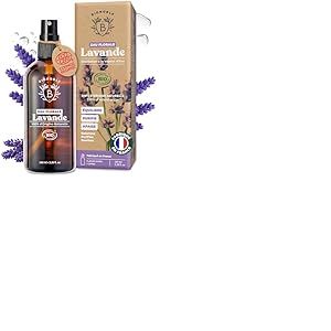 BIONOBLE Hydrolat Lavande Bio - Apaise, Purifie et R&eacute;gule l'Acn&eacute; - Spray Lavande Bio pour Visage, Corps et Cheveux - Eau Florale 100% d'Origine Naturelle, Fabriqu&eacute; en France - Flacon Verre - 100ml