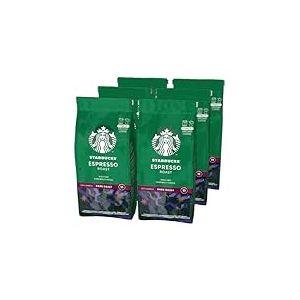 STARBUCKS Espresso Roast, Torréfaction Brune, Café Moulu 200g (Pack de 6)
