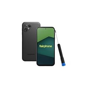 Fairphone 5 5G (8GB, 256GB) Noir Mat, iFixit Tournevis Inclus