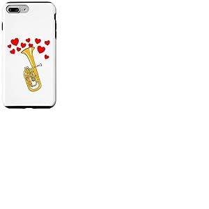 Cor ténor Saint Valentin Cuivres Musicien Mariage Coque pour iPhone 7 Plus/8 Plus