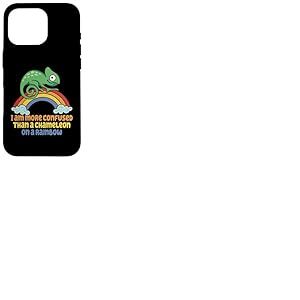 Je suis Plus confus qu'un caméléon sur Un caméléon Arc-en-Ciel Coque pour iPhone 16 Pro