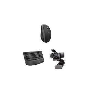 Logitech MX Anywhere 2S Wave Keys C920S HD Pro Webcam