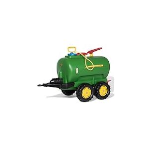 Rolly Toys Remorque rollyTanker John Deere (Accessoire pour v&eacute;hicules &agrave; p&eacute;dales, pour enfants de 3 &agrave; 10 ans, citerne d'eau pour tracteur avec pompe + pistolet, capacit&eacute; de 30 litres) 122752