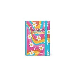 Legami - Agenda hebdomadaire 2024-2025 avec ordinateur portable, 16 mois petit, journal des fleurs de septembre 2024 à décembre 2025, fermeture avec élastique, papier certifié FSC, planificateur
