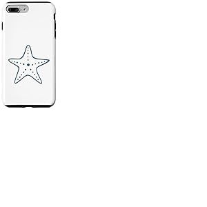Étoile de mer Minimaliste océan Plage Mignon étoile de mer – Bleu Coque pour iPhone 7 Plus/8 Plus