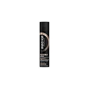 SYOSS, Laque, Tenue Flexible, 3en1, Coiffage, Soin, Tenue longue durée, Formule au complexe vitaminé, Provitamine B5, Niacinamide, Fixation forte, Performance Professionnelle, 300ml
