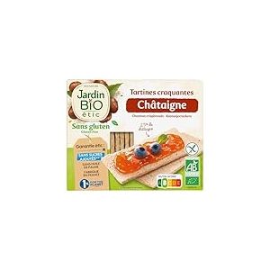 Jardin BiO &eacute;tic - Tartines craquantes Ch&acirc;taigne sans gluten 150g (Lot de 6)