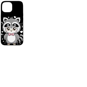 Kawaii Hibou Costume Raton Laveur Hiboux Coque pour iPhone 15