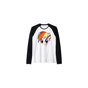 My Little Pony: Friendship is Magic Rainbow Dash Big Face Manche Raglan