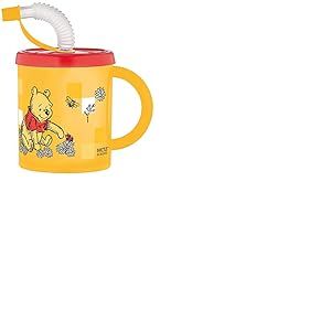 infinite by GEDA LABELS (INFKH) Gobelet Winnie l'ourson 210 ml avec paille