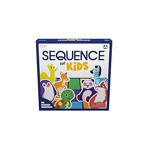 Sequence for Kids &ndash; Jeu de strat&eacute;gie Jax &laquo; Aucune Lecture requise &raquo; Multicolore 28 cm (2 &agrave; 4 Joueurs)