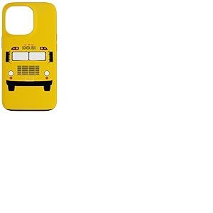 Costume de conducteur de Bus Scolaire Jaune Coque pour iPhone 13 Pro
