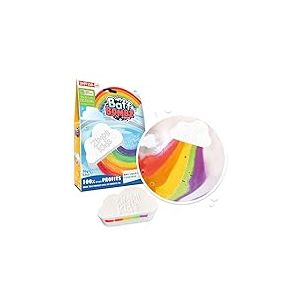Zimpli Kids Bombe de Bain Arc-en-Ciel en Forme de Gros Nuage de, crée Un Effet spécial Multicolore, Cadeaux d'anniversaire pour garçons et Filles, Jouets de Poche pour Enfants