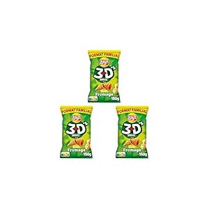 Lay's 3D’s Bugles Goût Fromage 150 g (Lot de 3)