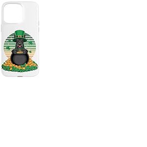 Scottish Terrier St Patricks Day Leprechaun Shamrock Coque pour iPhone 15 Pro Max