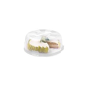 Snips, Porte Gâteau, Boîte De Transport De Gâteau 4 Fermetures de Sécurité, Cloche à Gâteau 28 x 9 cm, Made in Italy