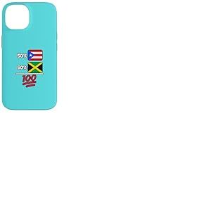Drapeau jama&iuml;cain Plus Porto-ricain Patrimoine Cadeau Coque pour iPhone 14