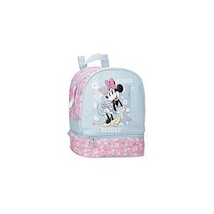 Disney Minnie Happy Sac à Dos pour Enfant, Sac d'école, fabriqué en Polyester, Poches latérales, Bretelles Larges réglables, poignée supérieure pour Suspendre, système Magic Fix., Sac à Dos goûter
