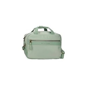 Pepe jeans Morgan Trousse de Toilette Verte 31 x 21 x 15 cm Polyester avec détails en Cuir synthétique by Joumma Bags, Vert, Talla única, Trousse de Toilette
