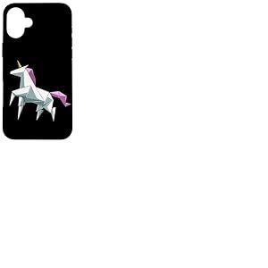 Jolie Licorne en Origami Japon Coque pour iPhone 16 Plus