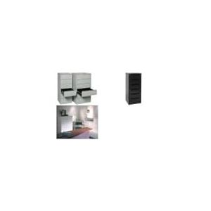 BISLEY Lot de 10 Cache-cartons en métal 333 Noir 16 x 25 x 2 cm