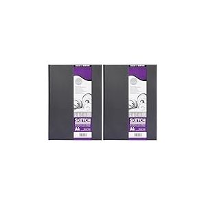 Daler Rowney Simply - Carnet de croquis couverture rigide 54 feuilles A4-100g/m&sup2; (Lot de 2)