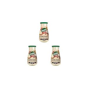 Panzani Sauce carbonara 370 g (Lot de 3)