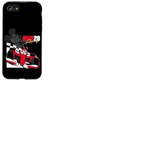 Disney Mickey Mouse Race Car Driver MM28 Racing Coque pour iPhone SE (2020) / 7 / 8