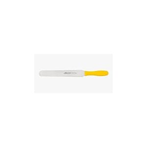 Arcos Spatule de Cuisine Professionnelle - Acier Inoxydable Nitrum 250 mm - Manche Polypropyl&egrave;ne Jaune - S&eacute;rie 2900 - Durabilit&eacute; et Pr&eacute;cision de Coupe