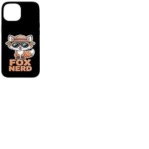 Fox Nerd Chapeau Explorateur avec Jumelles Coque pour iPhone 15