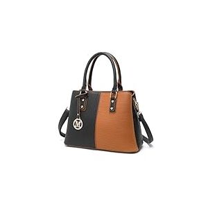 Miss Lulu Sac à Main Femme Simili Cuir Bandoulière Femme Cabas PU Porté Épaule Sac Travail Pochette Mode Sac Epaule, Shopper Dames Tote Travail Elégant Classique Chic