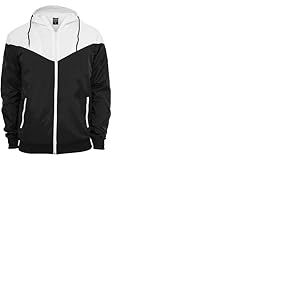 Urban Classics Homme Arrow Windrunner VESTE, Multicolore (Blk/Wht), M EU