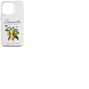 Limoncello Liqueur de citron Sunshine dans une bouteille Fun Fruit Moms Coque pour iPhone 13 Pro