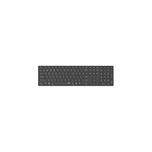 Rapoo Hama E9800M Clavier Bluetooth QWERTZ Allemand Gris