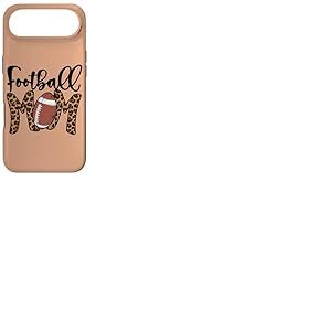 Football Mom Leopard Football am&eacute;ricain F&ecirc;te des M&egrave;res Maman Mama Coque pour iPhone Air