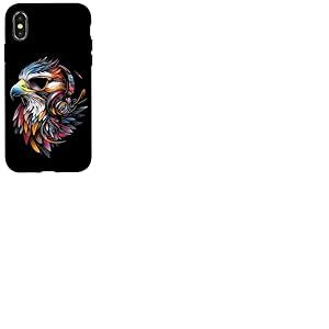 Faucon Crécerellette Chasse au Faucons Pèlerin Faucon Coque pour iPhone X/XS
