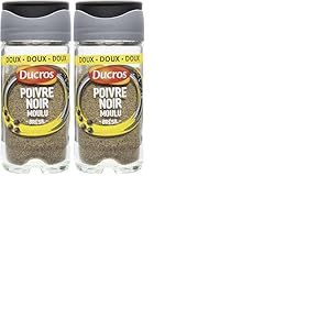 DUCROS - Poivre Noir Moulu du Br&eacute;sil 32 g (Lot de 2)